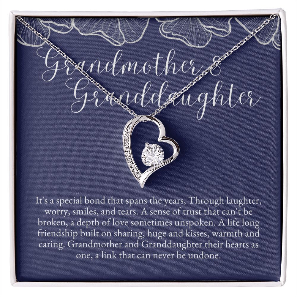 To Granddaughter from Grandmother | Forever Love Necklace
