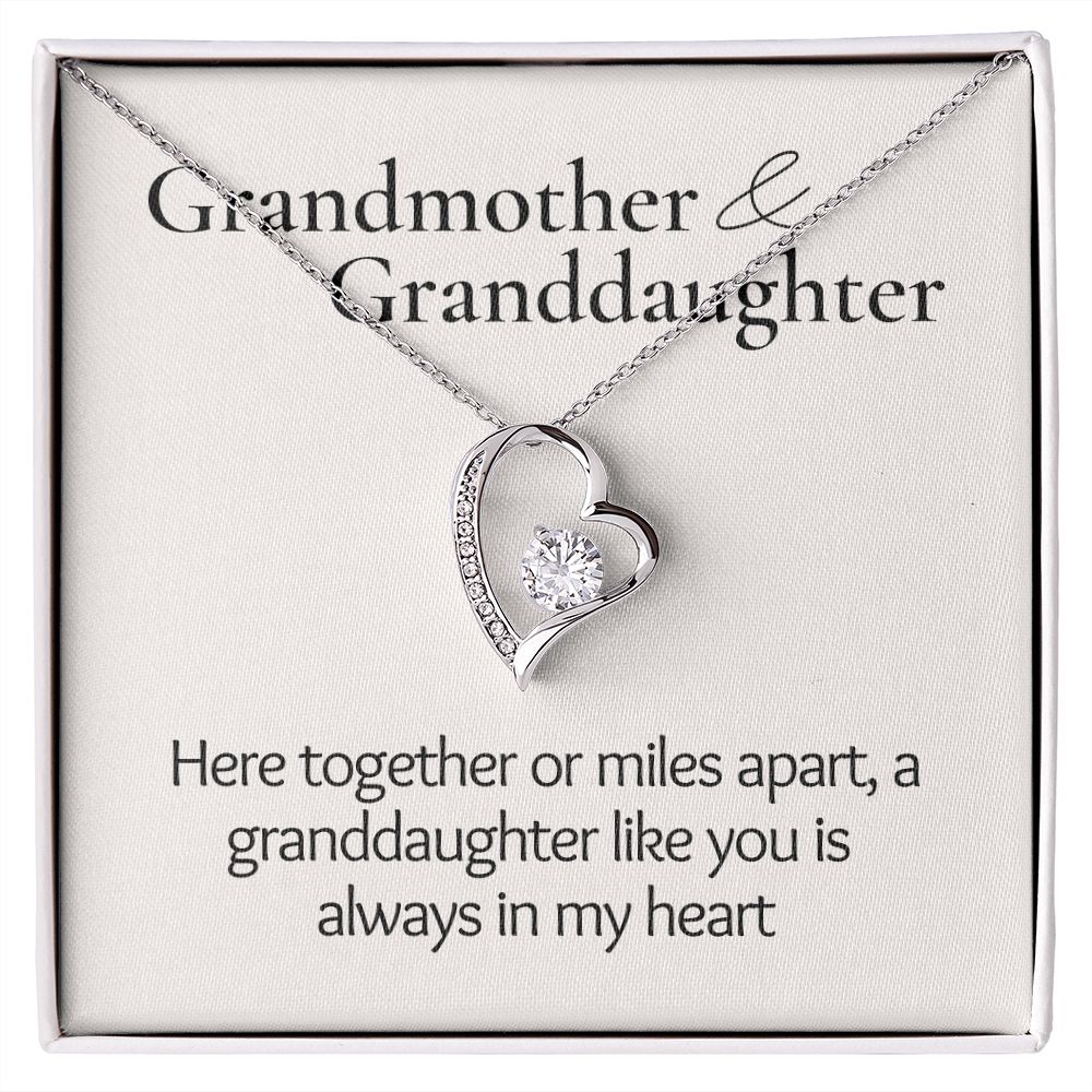 To Granddaughter from Grandmother | Forever Love Necklace