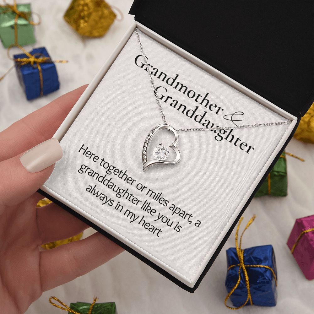 To Granddaughter from Grandmother | Forever Love Necklace
