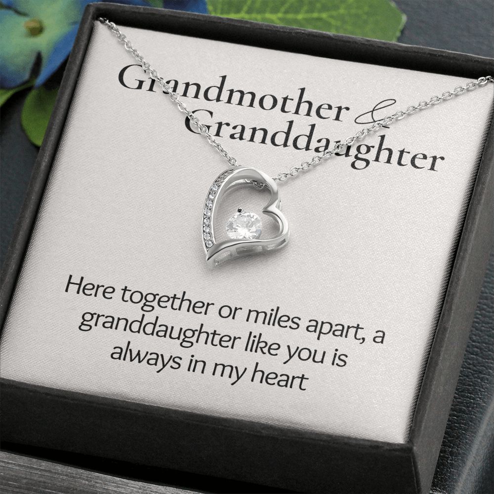 To Granddaughter from Grandmother | Forever Love Necklace