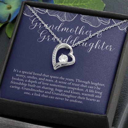 To Granddaughter from Grandmother | Forever Love Necklace