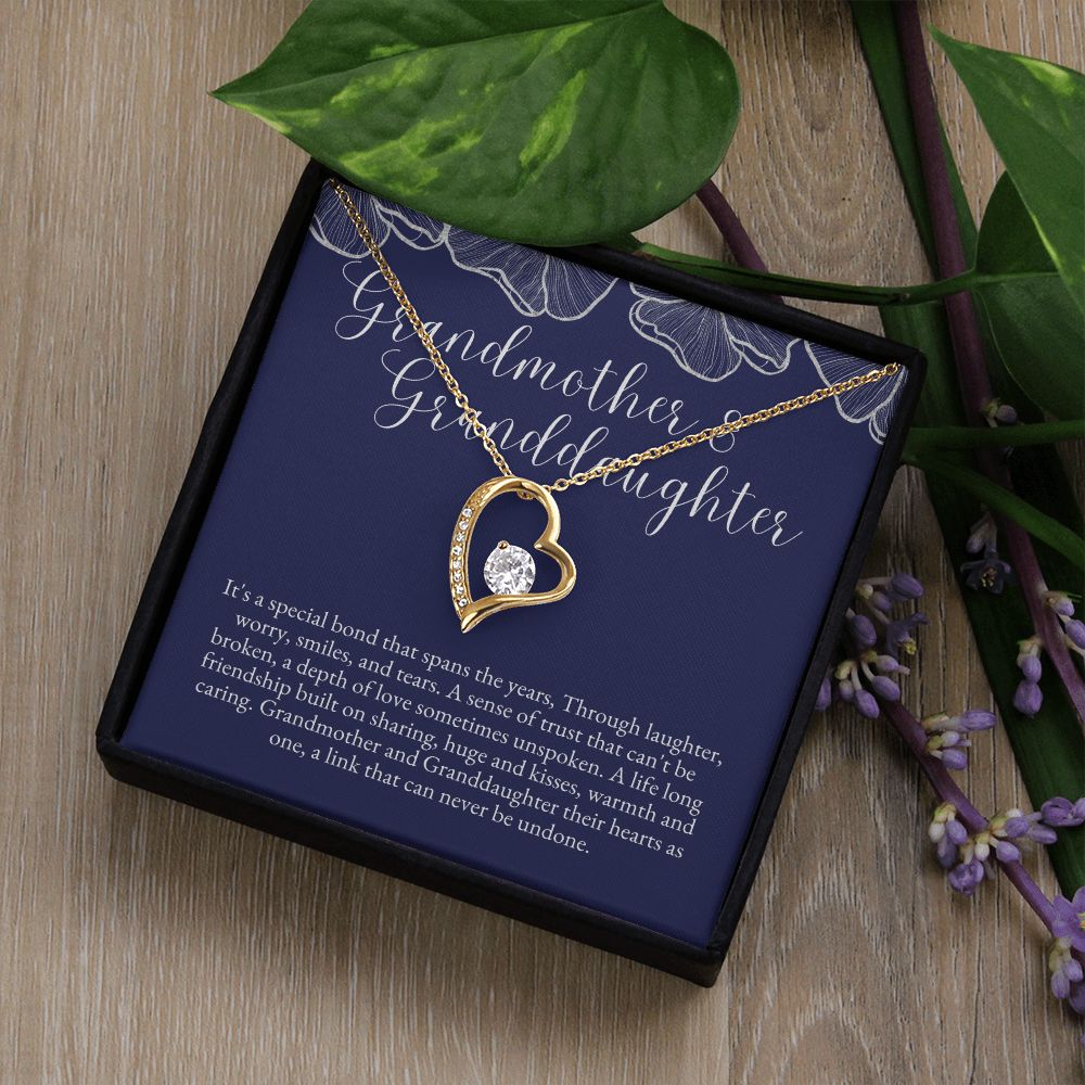 To Granddaughter from Grandmother | Forever Love Necklace