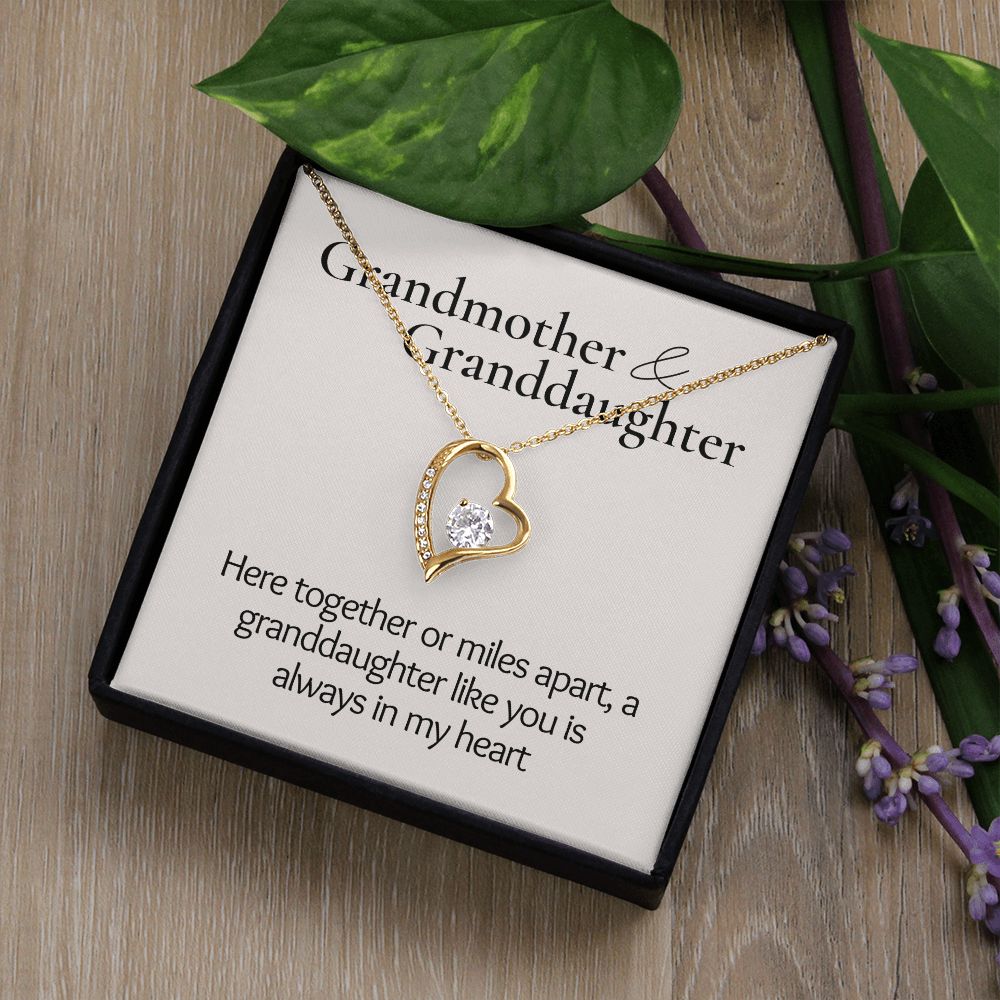 To Granddaughter from Grandmother | Forever Love Necklace