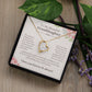 To Granddaughter from Grandmother | Forever Love Necklace