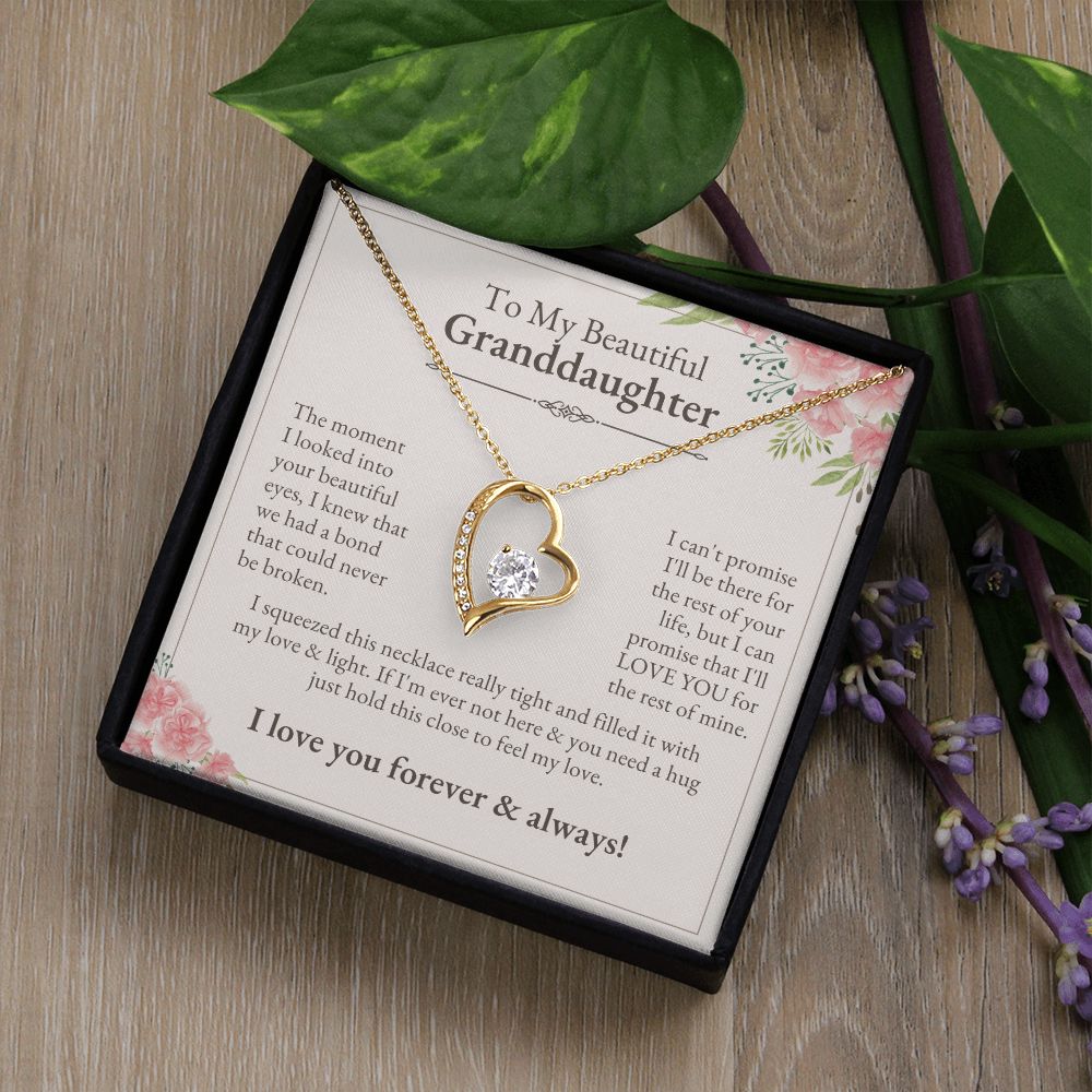To Granddaughter from Grandmother | Forever Love Necklace