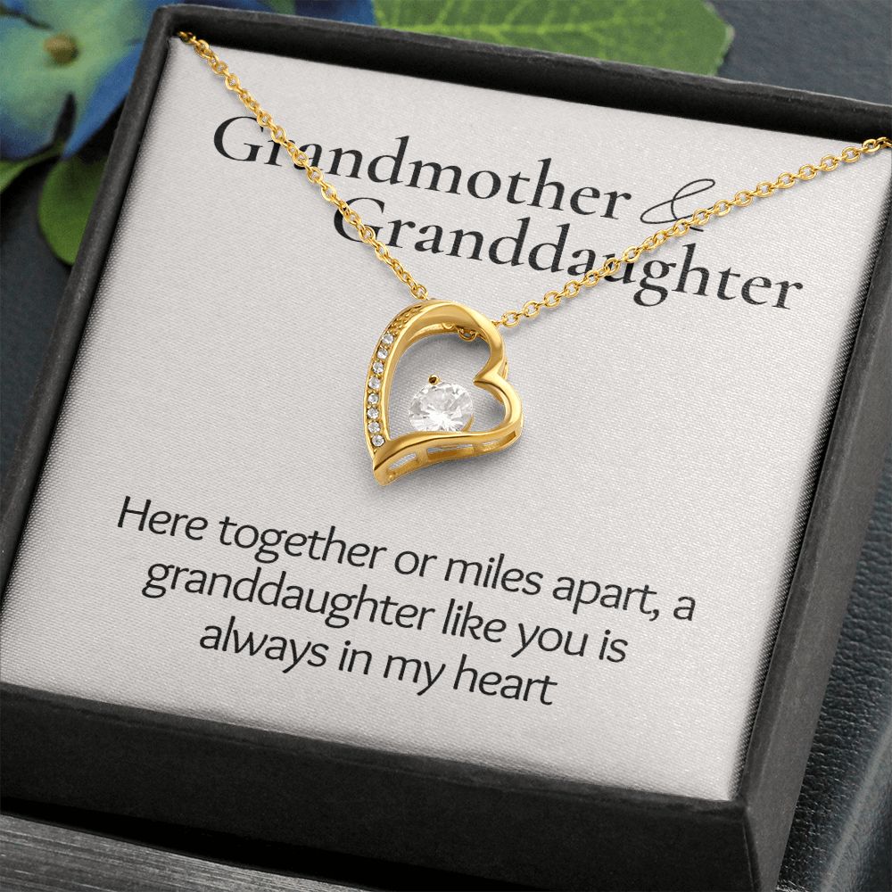 To Granddaughter from Grandmother | Forever Love Necklace