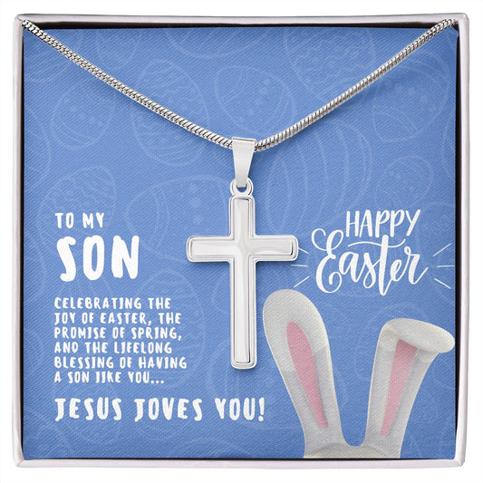 To Son for Easter | Cross Necklace